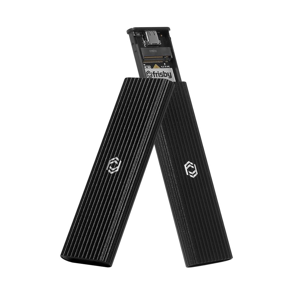 Frisby FHC-M2305 USBT 3.1 Type C to M.2 PCIe NVMe SSD Alüminyum Harici Disk Kutusu