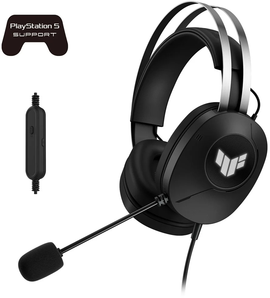 Asus TUF GAMING H1 GEN II 297G USB  7.1 Çevresel Ses Team Speak Sertifikalı Mikrofonlu Kulaklık