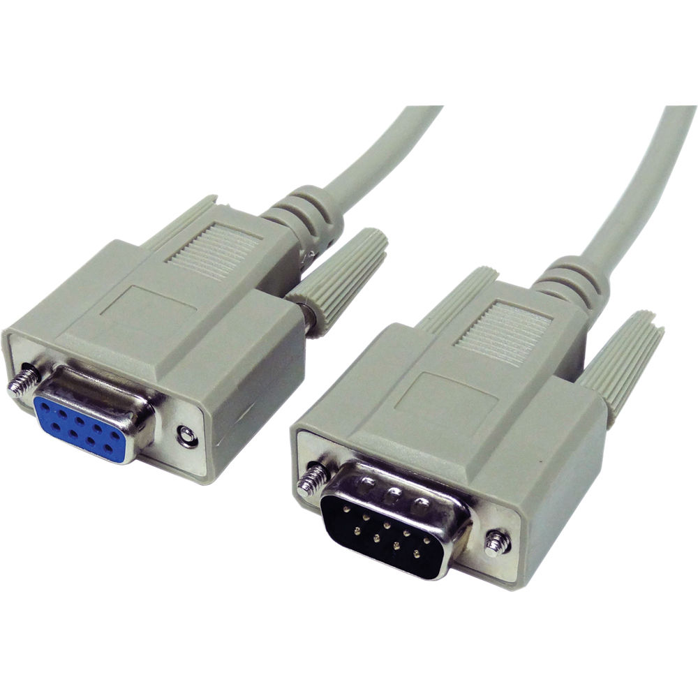 Beek BC-SER-DB9-MF-05 5 Mt DB9 to DB9 Erkek-Dişi Seri RS232 Uzatma Kablosu