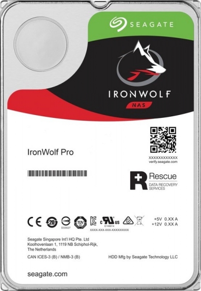 Seagate ST12000NT001 12 TB 7200Rpm 256MB SATA 2.5 inch IronWolf Pro 550TB NAS Harddisk