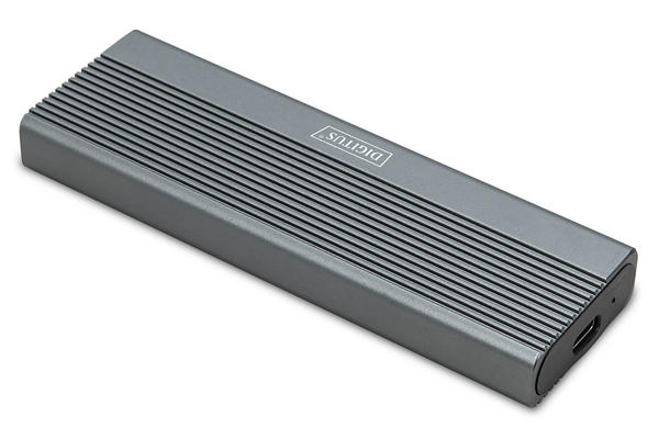 Digitus DA-71156 USB Type C 3.1 Gen2 10 Gbps NVMe SATA SSD Alümünyum Harici Harddisk Kutusu