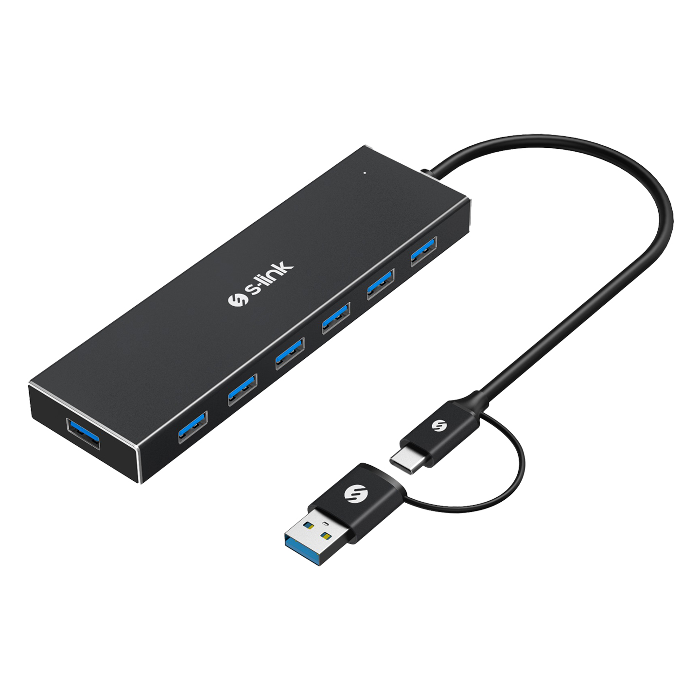 S-Link SW-U317 USB 3.0 Type C to 7 Port USB 3.0 Çoklayıcı Adaptör
