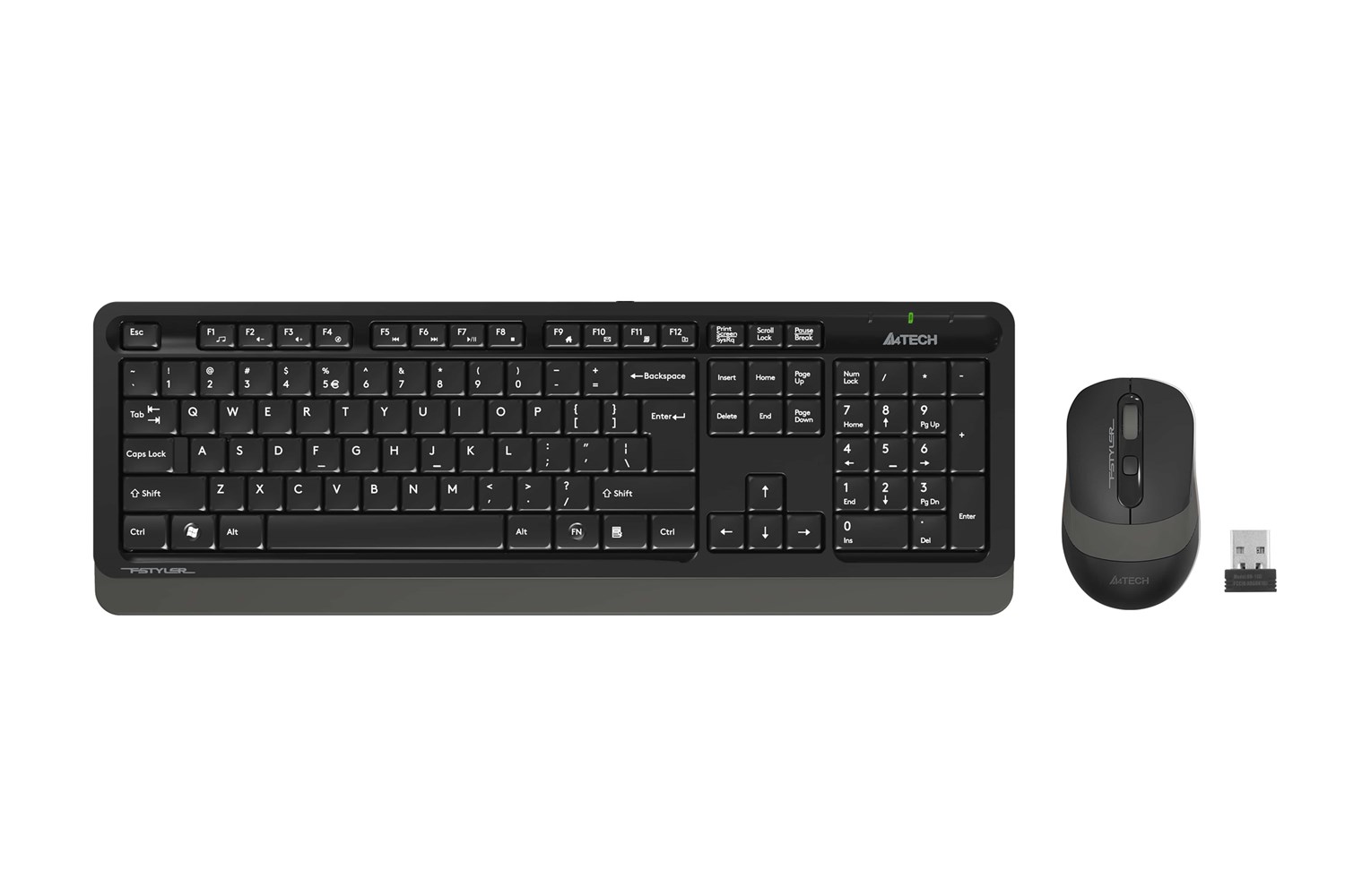 A4 Tech FG1010 Q TR Multimedia Kablosuz Gri Klavye Mouse Seti