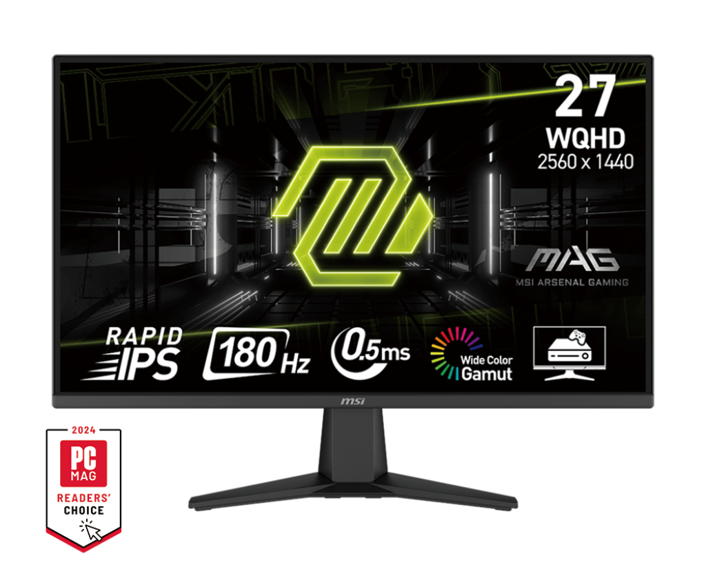 Msi MAG 275QF 27 inch 2560x1440 1ms 180Hz HDMI DP FreeSync Prenium Oyuncu Monitörü