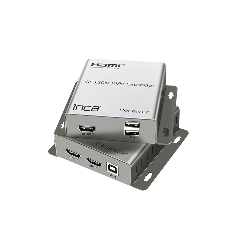 Inca EX-120 120Mt HDMI to RJ45 4K KVM extender Mesafe Uzatıcı