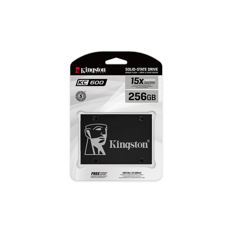Kingston SKC600/256G 256 GB 550/500Mb/s 2.5 inch SATA3 SSD Harddisk