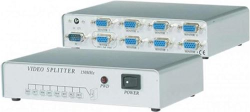 S-Link SL-158C 8 Port 8 PC 1 Monitör Manunel VGA Görüntü Çoklayıcı