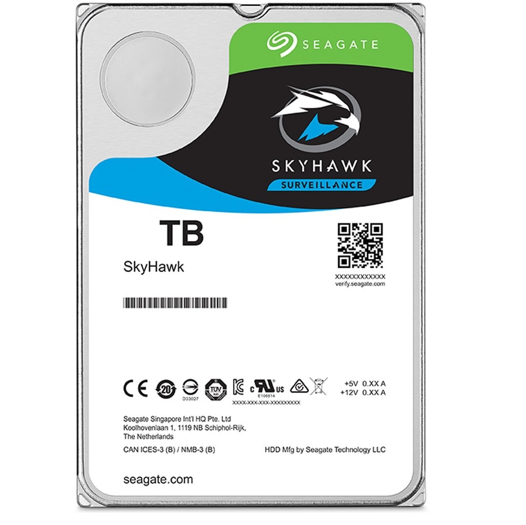 Seagate ST10000VE0008 10 TB 7200Rpm 256MB SATA3 3.5 inhc Skyhawk AI 7/24 Güvenlik Harddisk
