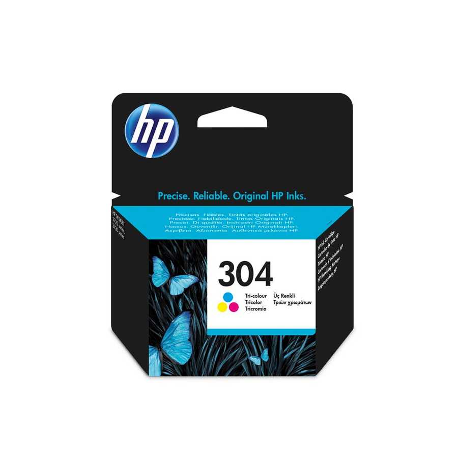 Hp N9K05AE 304 100 Sayfalık 3 Renkli Orijinal Inkjet Kartuş