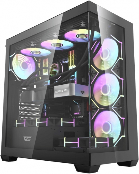 Aıgo DS900 1000W 80 Plus Bronze 4x12ARGB Fanlı Siyah Oyuncu Kasası