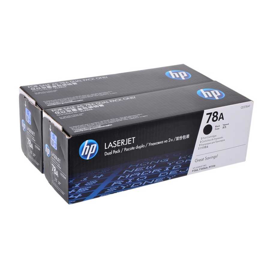 Hp CE278AF 78A 2.100 Sayfalık 2 li Paket Siyah Orjinal Laser Toner