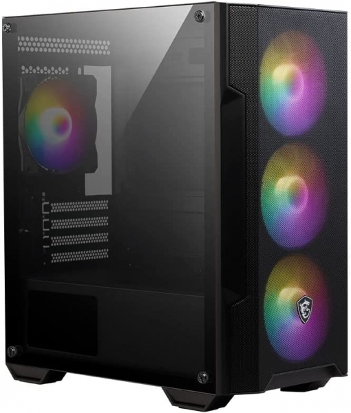 Msi MAG FORGE M100A PSU YOK 4x12cm Auto RGB Fanlı mATX Oyuncu Bilgisayar Kasası