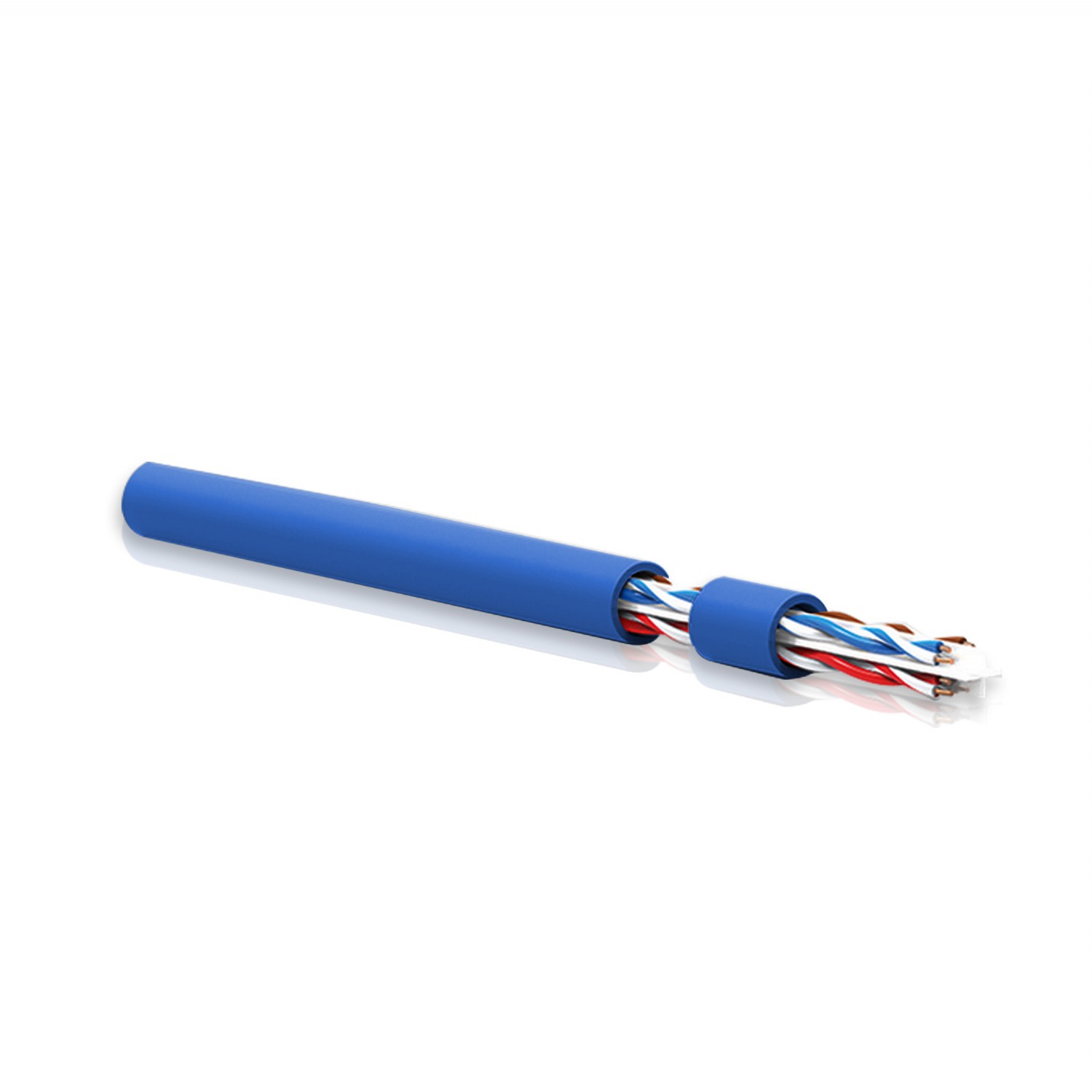 Inca ICAT6-305B 305 Mt UTP AWG23 0.57mm %99.5 Bakır Mavi Data Kablo