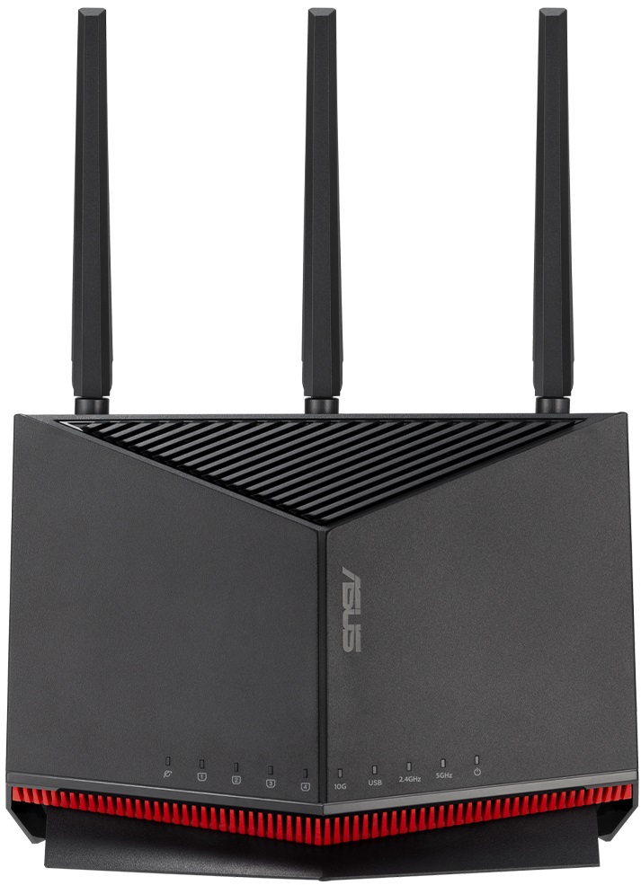 Asus RT-BE86U WiFi7 BE6800 1 Port 10Gbit 1 Port 2.5Gbit Dual Band WiFi 7 Router Access Point