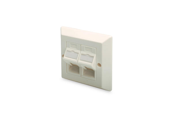 Digitus DN-93805 Keystore Jack takmak için 2 li Kapaklı Priz