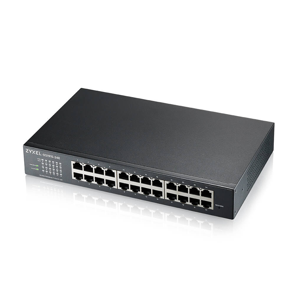 Zyxel GS1915-24E-EU0101F 24 Port Gigabit L2 Yönetelebilir Ethernet Switch