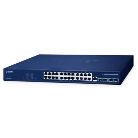 Planet PL-GS-6311-24T4X 24 Port Gigabit 4 Port SFP L3 Yönetilebilir Ethernet Switch
