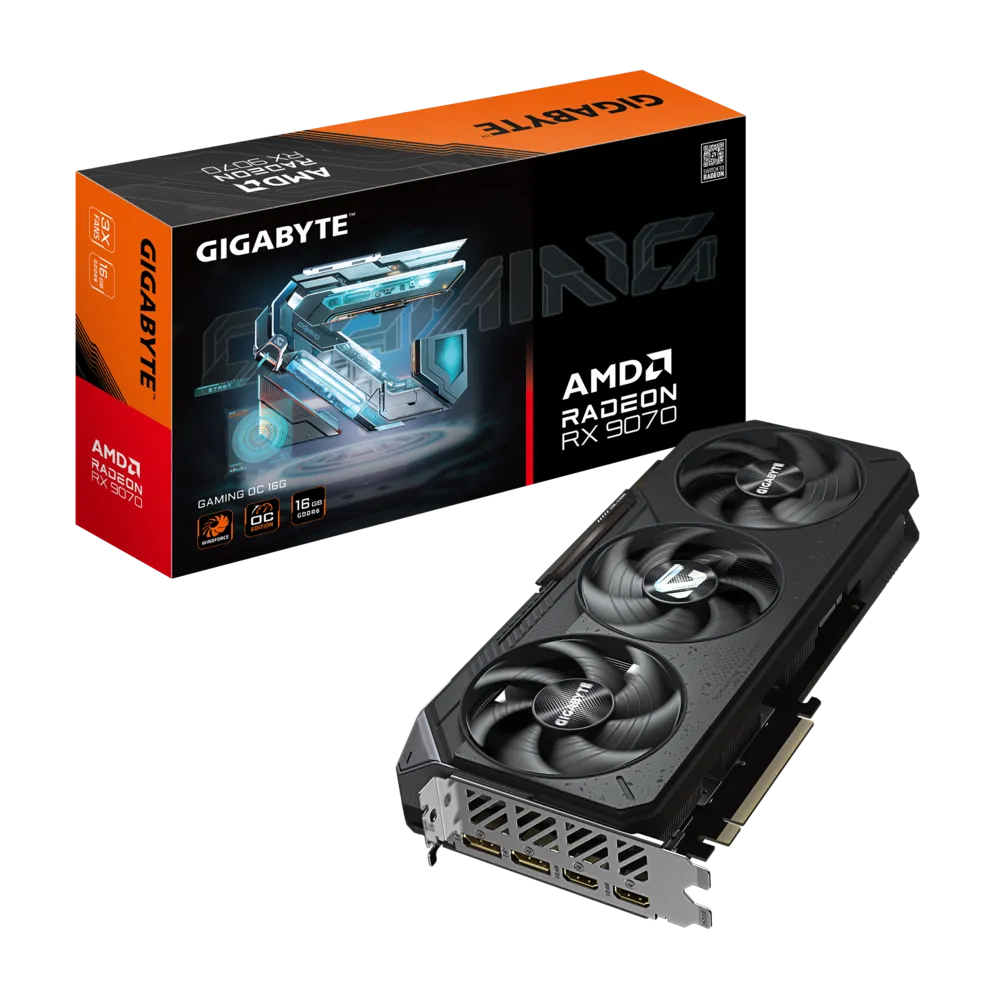 Gigabyte GV-R9070GAMING-OC-16GD 16 GB GDDR6 Radeon RX 9070 256Bit AMD Ekran Kartı