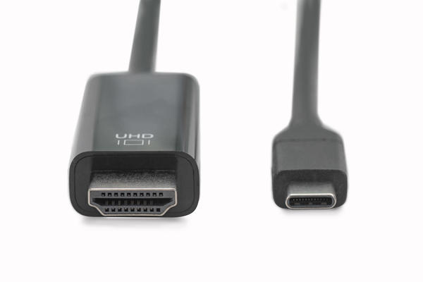 Digitus AK-300330-020-S 2 Mt USB Type C to HDMI 4K 60Hz 18Gb Altınn Uçlu Görüntü Kablosu