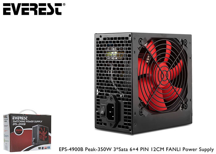 Everest EPS-4900B 300W 12cm Fanlı Power Supply