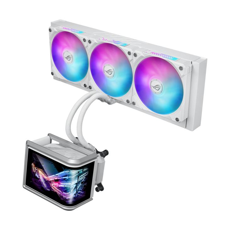 Asus ROG RYUO IV SLC 360 ARGB WHT 3x12cm ARGB Fanlı AMD-INTEl Sıvı Soğutmalı İşlemci Fanı