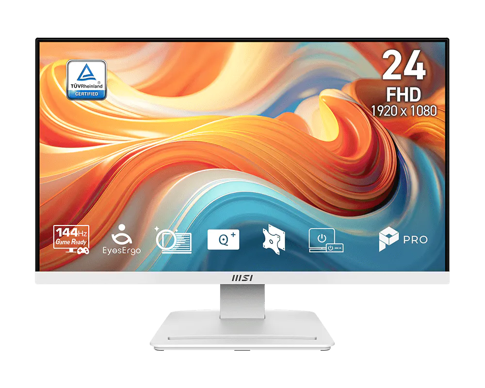 Msi PRO MP241W E14V 23.8 inch 1920x1080 1ms 144Hz HDMI DP FreeSync Beyaz Monitör