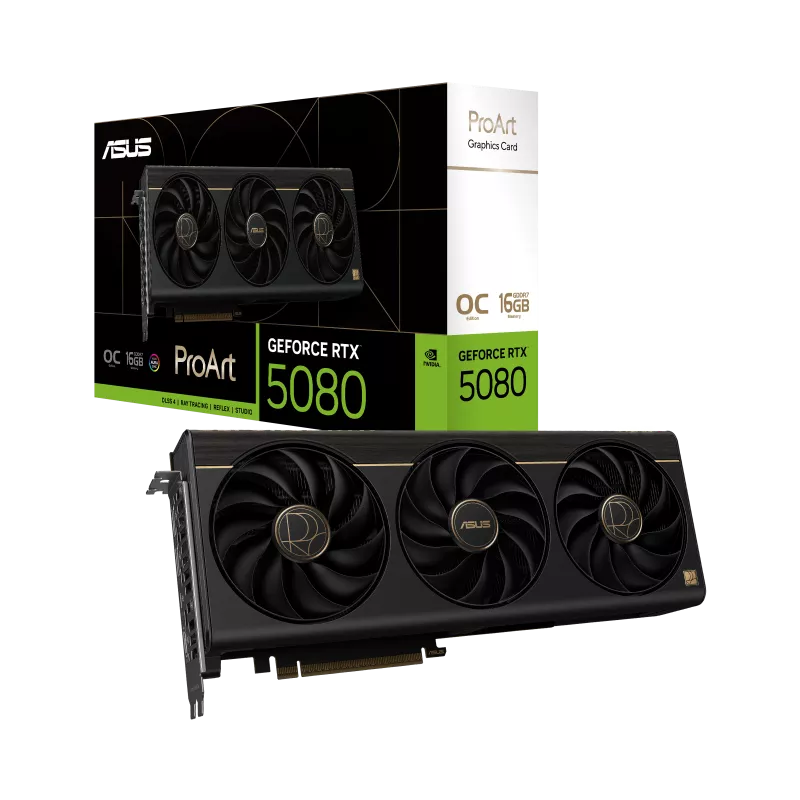 Asus PROART-RTX5080-O16G 16 GB GDDR7 GeForce RTX 5080 OC 256Bit NVIDIA Ekran Kartı