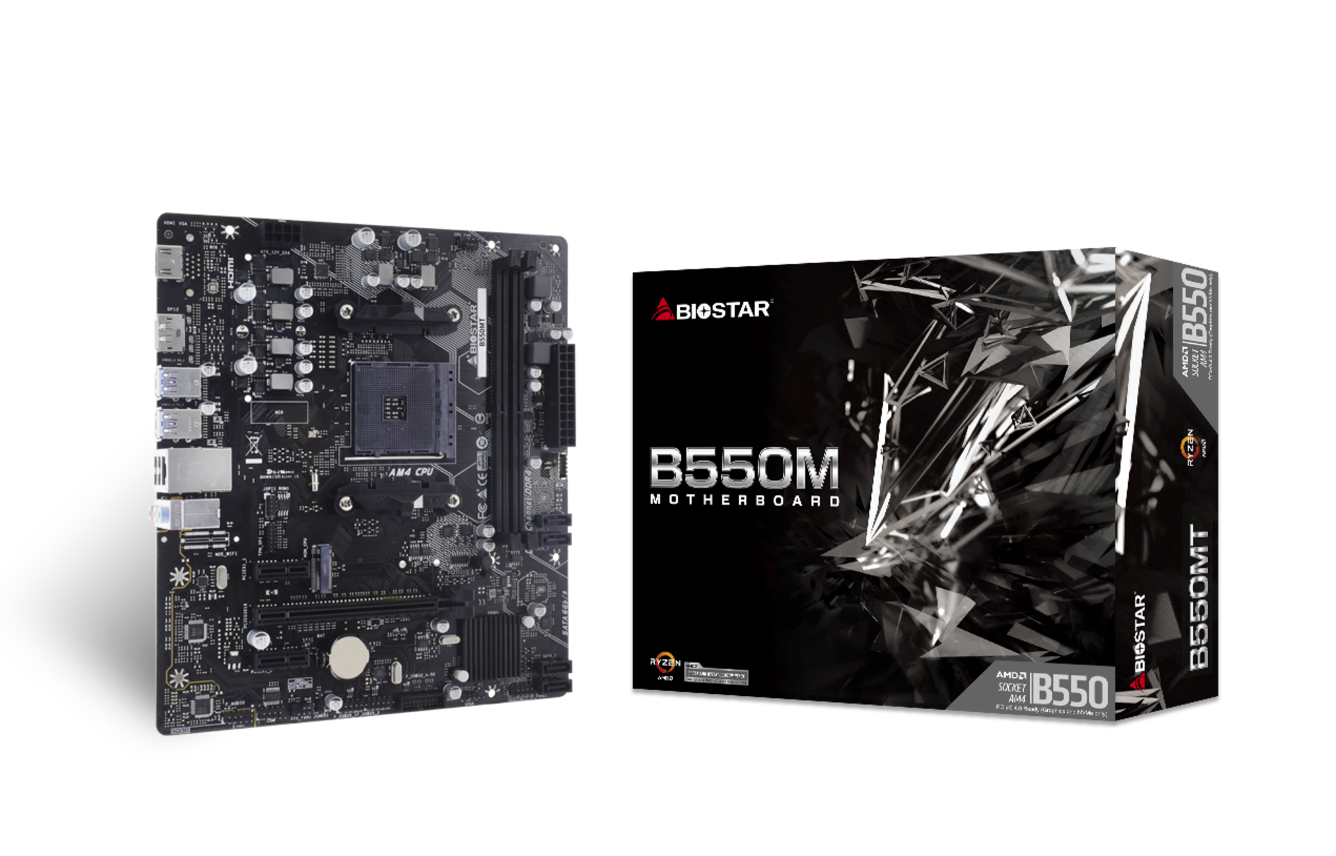 Biostar B550MT Sc-AM4 B550 DDR4 3200Mhz M2 mATX AMD Anakart