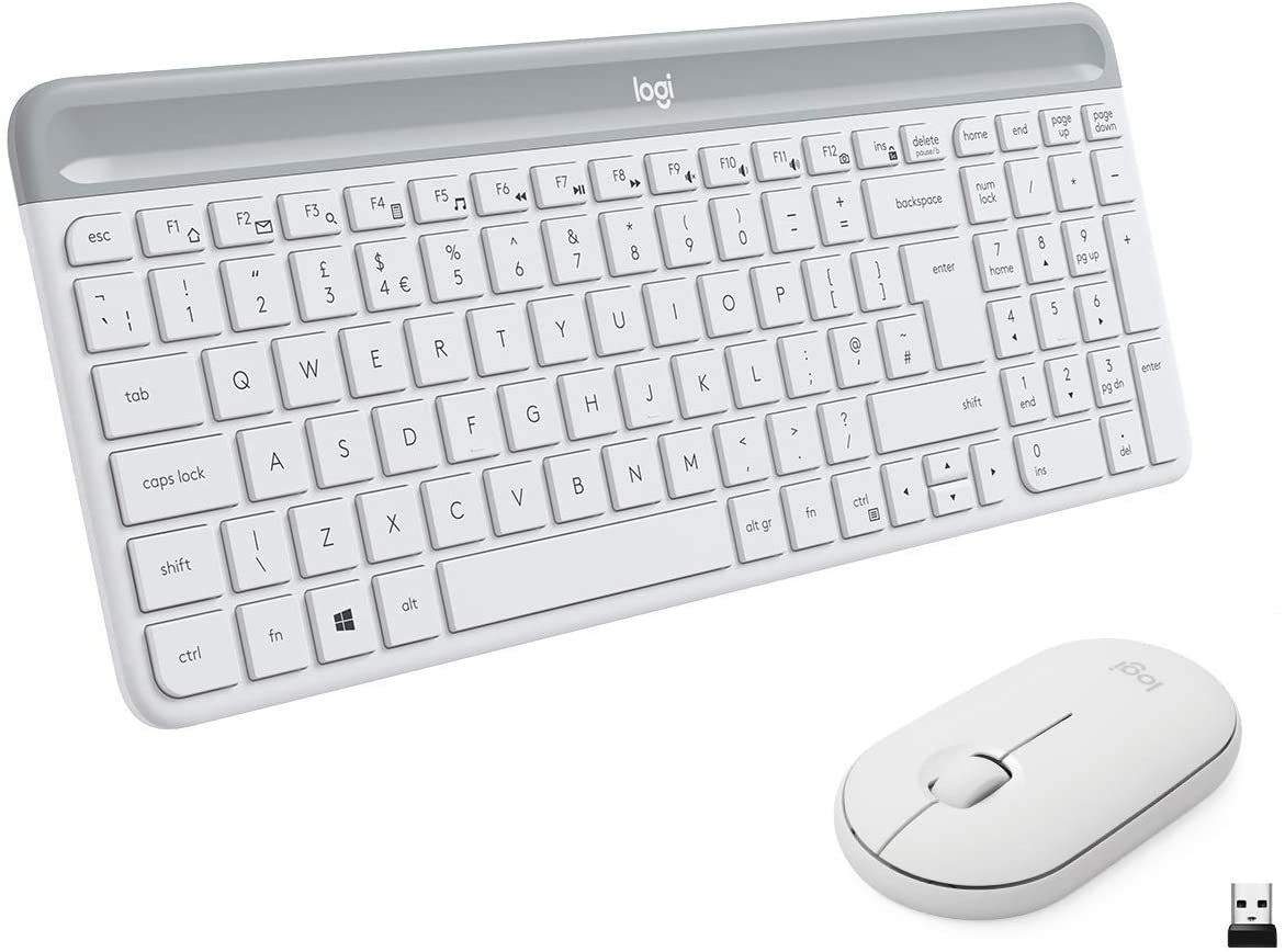 Logitech 920-009436 MK470 Q TR 1000Dpi 3 Tuşlu Kablosuz Beyaz Klavye Mouse Set