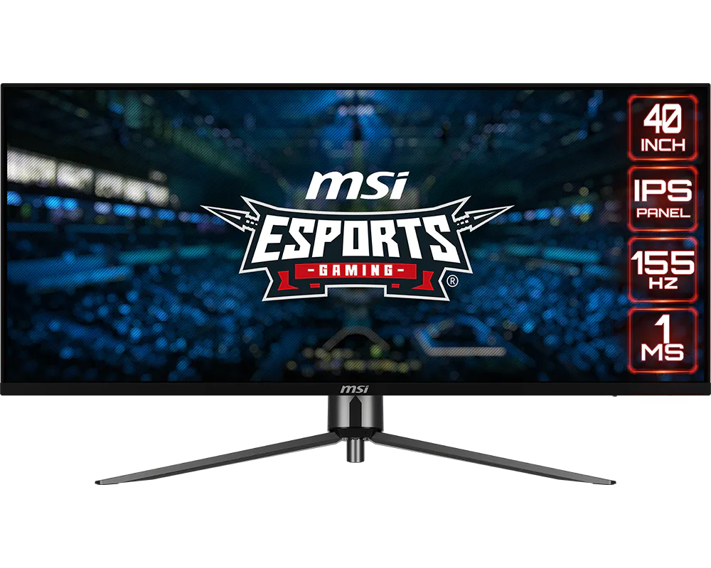 Msi MAG401QR 40 inch 3440x1440 1ms 155Hz HDMI DP Prenium Oyuncu Monitörü