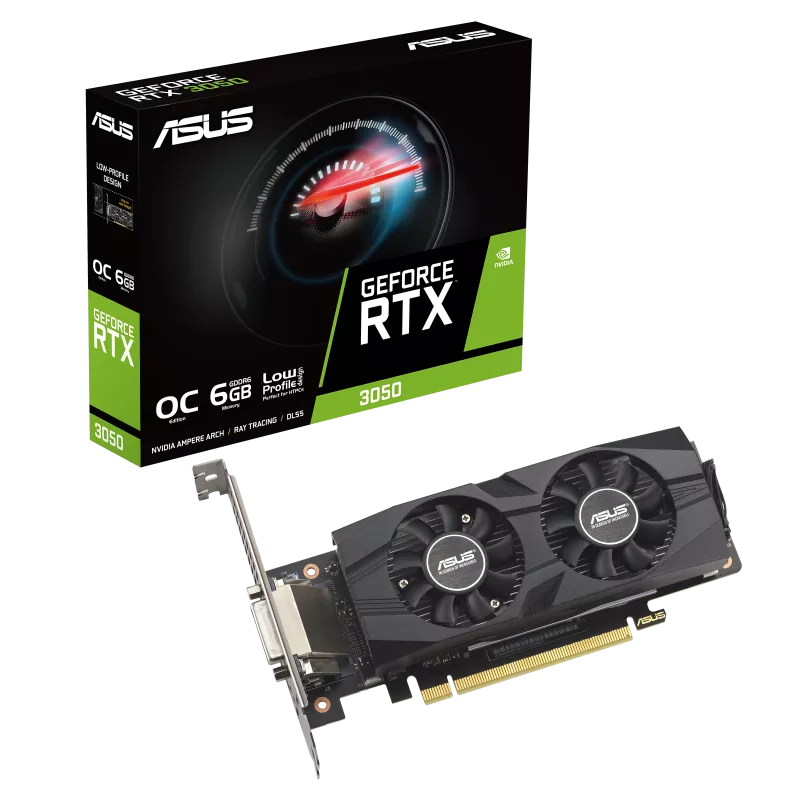 Asus RTX3050-O6G-LP-BRK 8 GB GDDR6 Geforce RTX 3050 128Bit NVIDIA Ekran Kartı