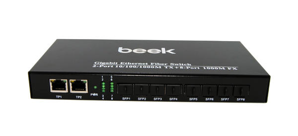 Beek BN-GS-1082S2G 2 Port Gigabit 8 Port SFP Ethernet Switch