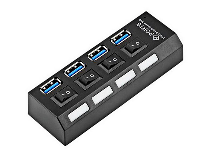Hytech HY-U350 USB 3.0 to 4 Port USB 3.0 Anahtarlı USB Çoklayıcı