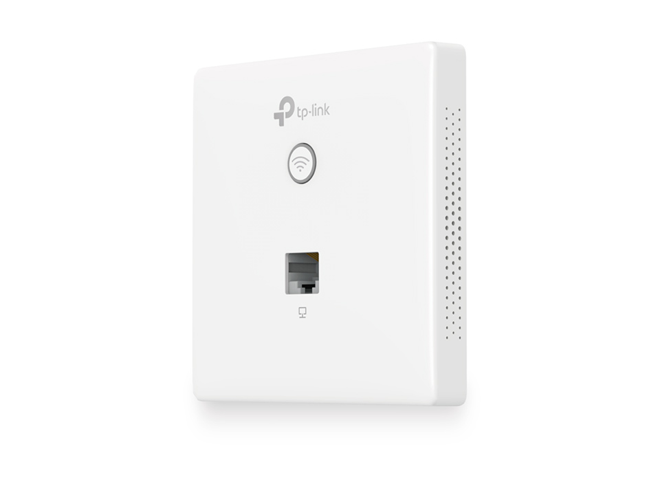 Tp-Link EAP115 WALL 2 Port 10/100Mbps 2x1.8dBi 2.4Ghz 300Mbps Access Point