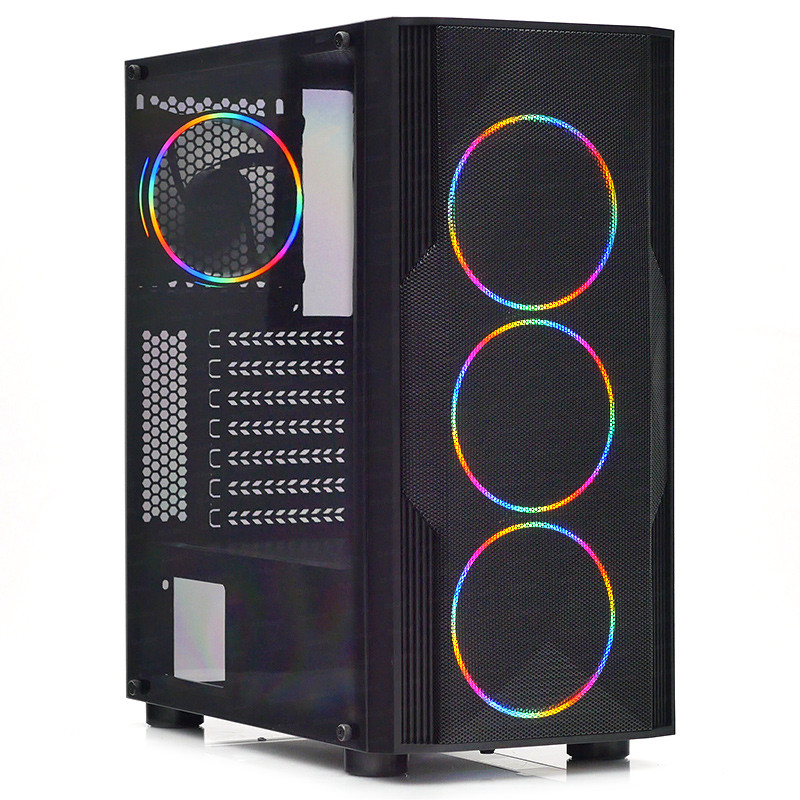 Dark DKCHDIAMONDPROMS Diamond Pro Mesh PSU YOK 4 x 12cm RGB Fanlı Mid Tower Kasa