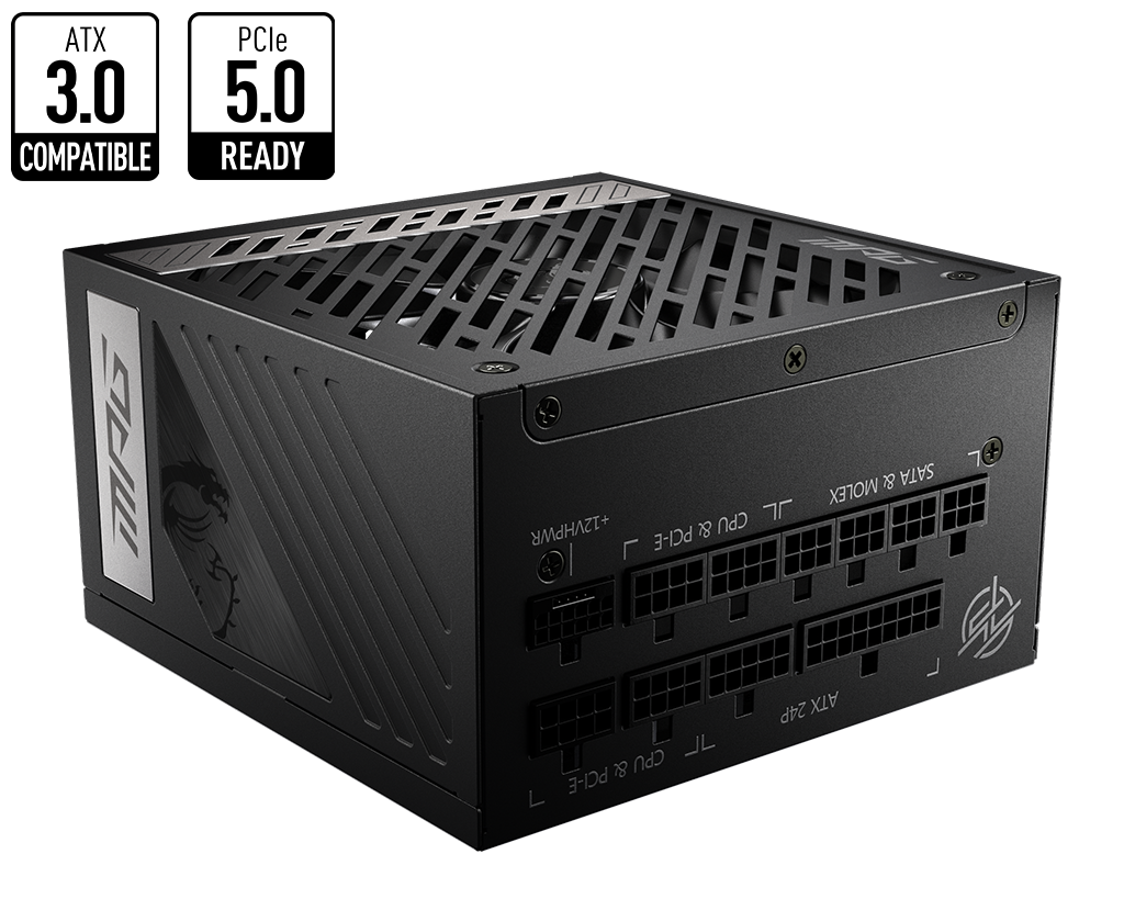 Msi MPG A850GF 850W 80 Plus Gold 12cm Fanlı Full Modüler ATX Güç Kaynağı
