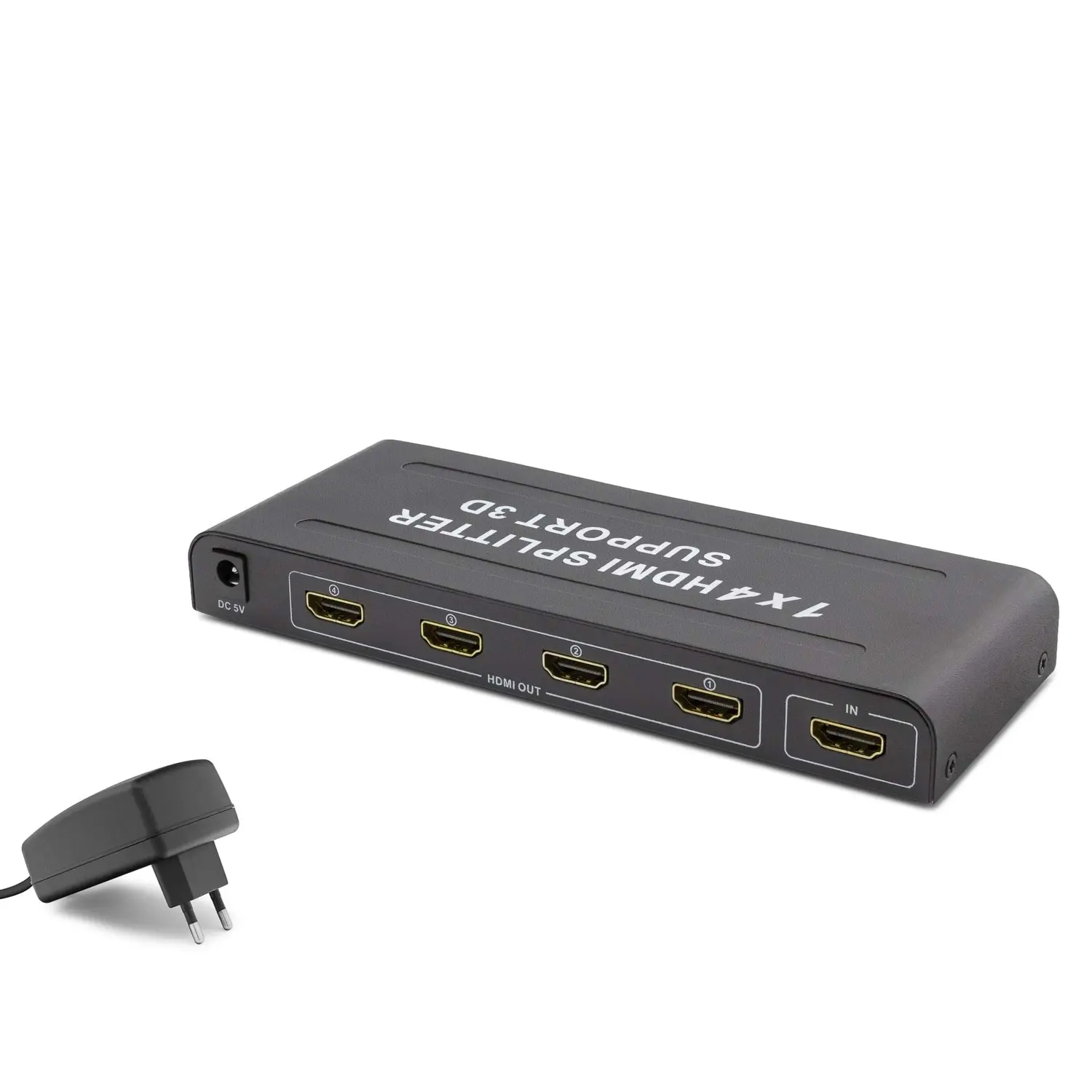 Hadron HDX1294 1 Port Giriş 4 Port Çıkış v1.4 1080p Splitter HDMI Görüntü Çoklayıcı