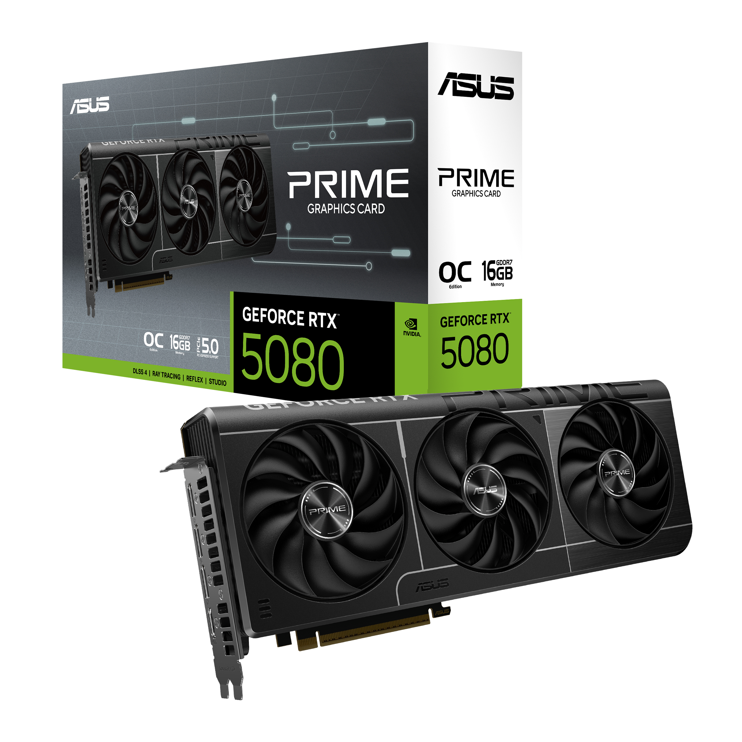 Asus PRIME-RTX5080-O16G 16 GB GDDR7 GeForce RTX 5080 OC 256Bit NVIDIA Ekran Kartı