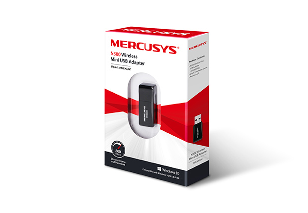 Tp-Link Mercusys MW300UM N300 USB 2.0 Nano USB Ağ Adaptörü