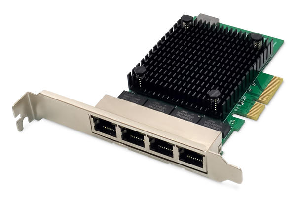 Digitus DN-10136 4 Port 2.5 Gigabit Ethernet Realtek Chipset PCI Express Ethernet Kartı