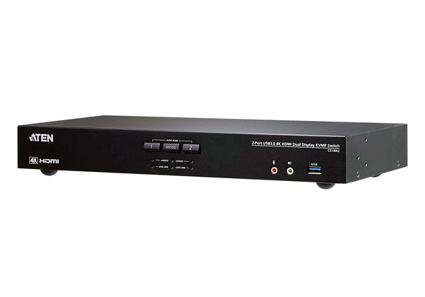 Aten CS1842 4 Port HDMI 2 Port USB 3.0 4K HDMI Dual KVMP Switch