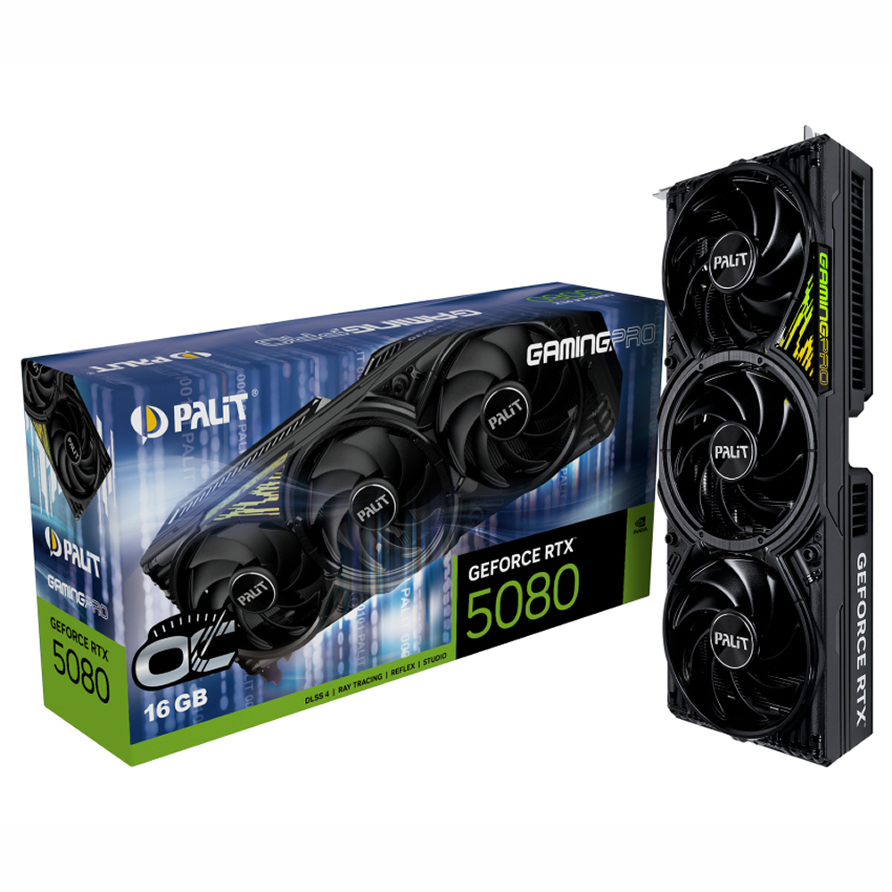 Palit NE75080S19T2-GB2031Y 16 Gb GDDR7 GeForce RTX 5080 OC 256Bit NVIDIA Ekran Kartı