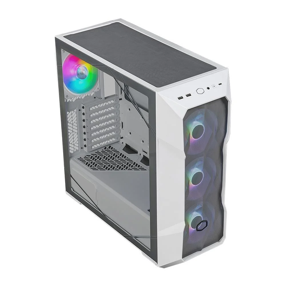 Cooler Master TD500V2-WGNN-STU TD500 V2 PSU YOK 4x12cm Fanlı Beyaz E-ATX Oyuncu Kasası