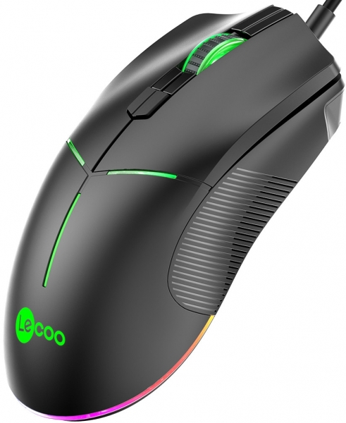 Lenovo LECOO MS109 USB 6400Dpi 8 Makro Tuşlu RGB Kablolu Oyuncu Mouse