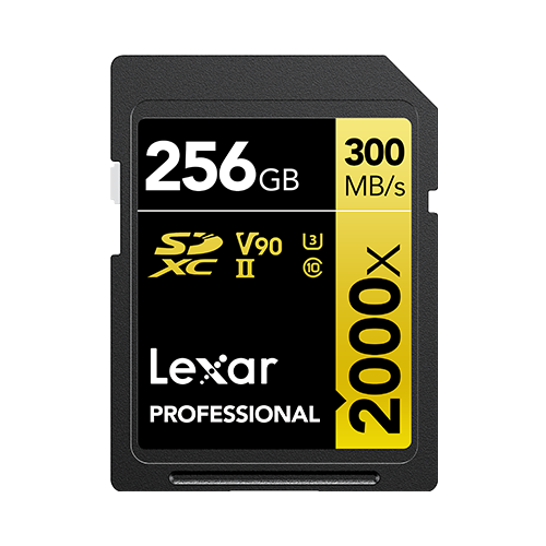 Lexar LSD2000256G-BNNNG 256 GB 2000X SDXC 300-260Mb/s UHS-II C10 V90 U3 SD Kart