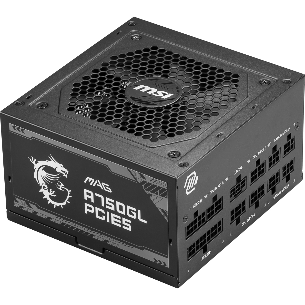 Msi MAG A750GL PCIE5 750W 80 Plus Gold 12cm Fanlı Full Modüler Power Supply