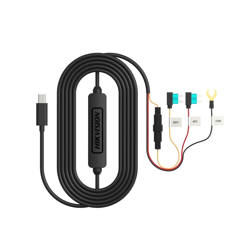 Hikvision AE-DF7351(MINI-K2)Güç Kablosu Araç İçi Kamerası Giriş Hattı 1.3 mt çıkış hattı 2.1 mt kablo