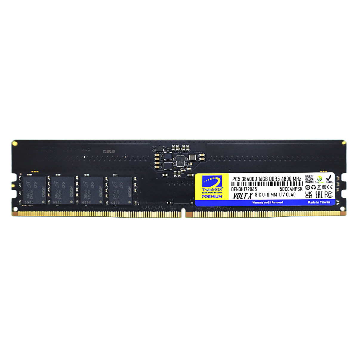Twinmos TMD516GB4800U40 16 GB DDR5 4800Mhz CL40 Bilgisayar Bellek