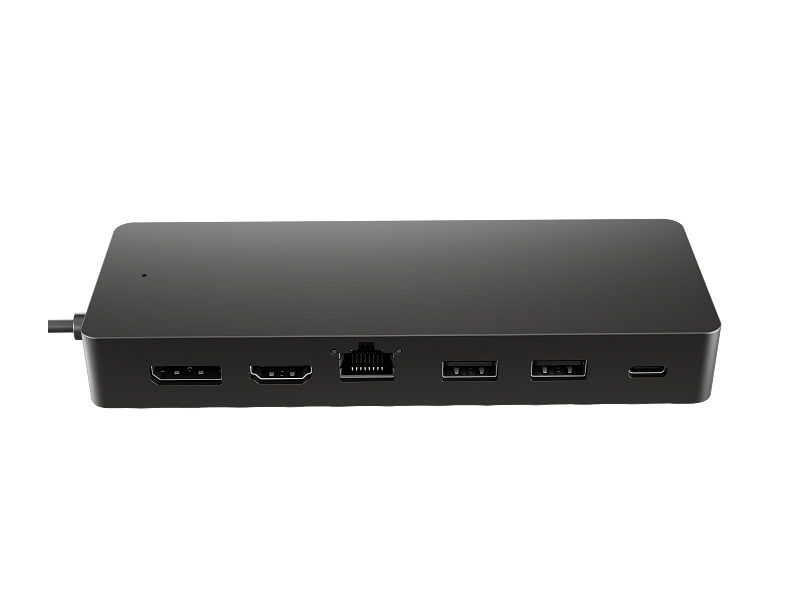 Hp 50H55AA Usb Type C to HDMI DP RJ45 7 Port Dock Station