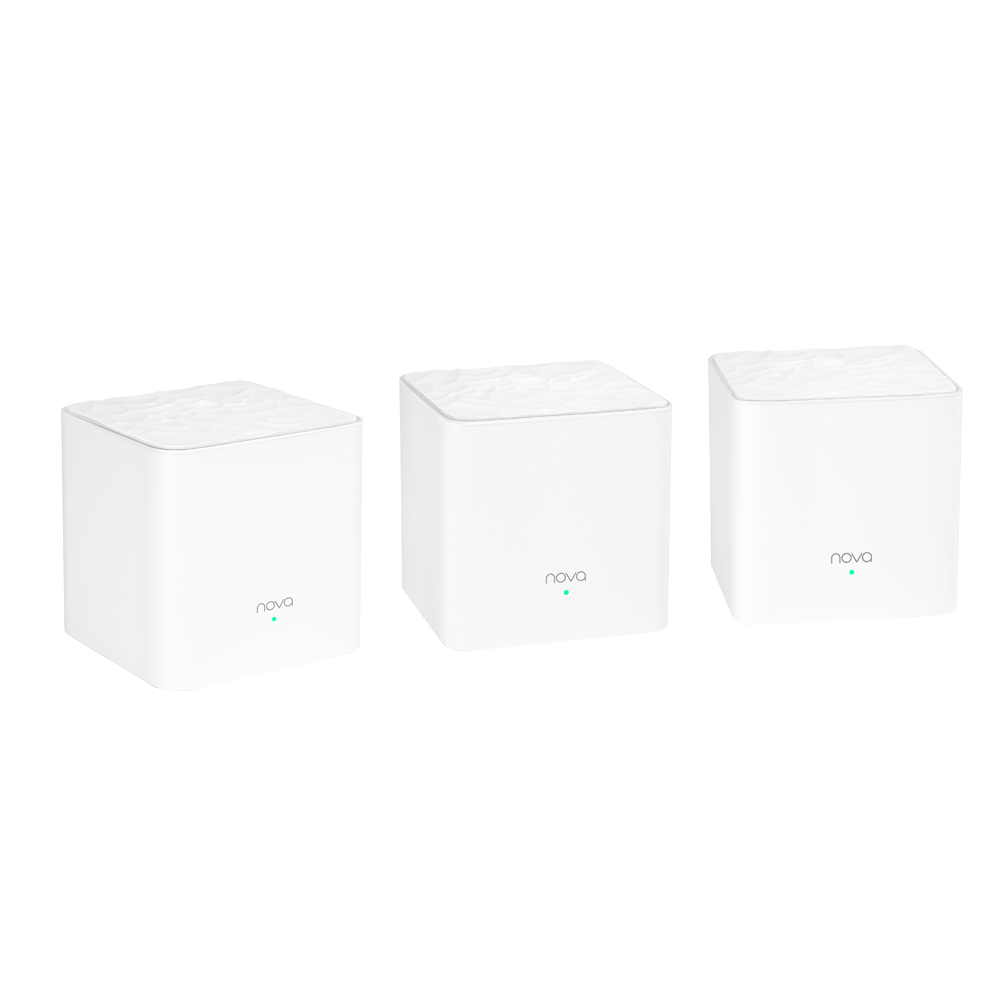 Tenda MW3 3 lü Paket 1 Port Gigabit Lan AC1200 Dual Bant Mesh Sistemi